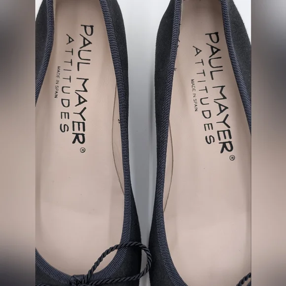 PAUL MAYER - BRAVO Black Ballet Flats_W Size 7 - Picture 8 of 13